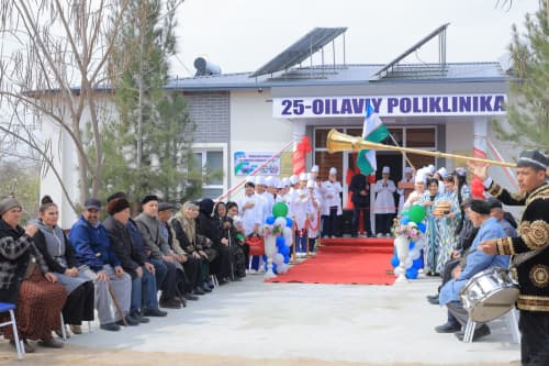 Когон тумани: “Баҳоуддин Нақшбанд” маҳалласидаги 25-сонли оилавий поликлиника замонавий қиёфага кирди