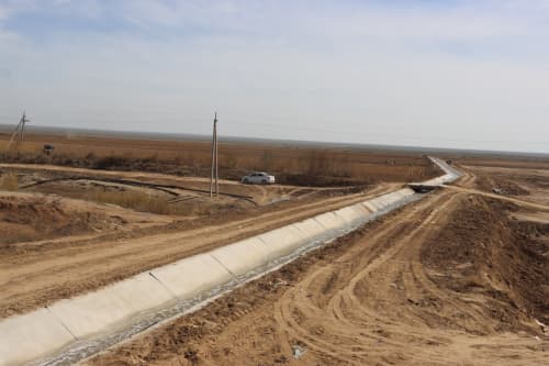 Қоровулбозор: “Ark eko klaster tekstil” МЧЖ янги ер ва ариқлар очиш, экиш ишларини бошлаш ҳаракатида