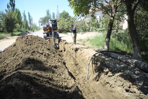 Vobkent:  Mirvoshida qiymati 21 milliard so‘mlik qurilish-ta’mirlash ishlari qizg‘in pallada 