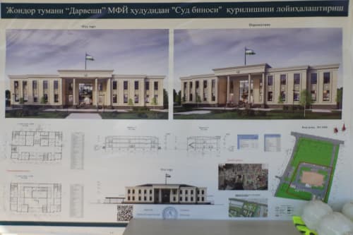 Жондорда замонавий суд биноси қад ростламоқда
