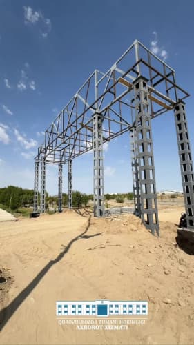 Қоровулбозор: “Сардоба”да замонавий истироҳат боғи барпо этилмоқда