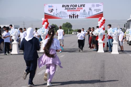 Jizzaxda "Run For Life – Jizzakh 2026" xayriya marafoni bo‘lib o‘tdi