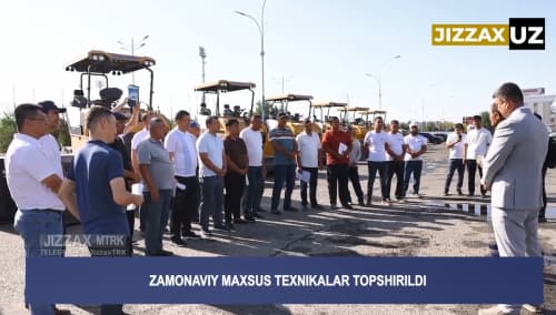 🎥 Videoreportaj: Jizzaxda obodonlashtirish boshqarmalari zamonaviy texnikalar bilan ta’minlanmoqda
