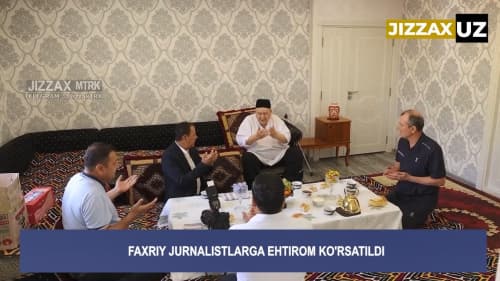 🎥 Videoreportaj: Jizzaxda faxriy jurnalistlar holidan xabar olindi