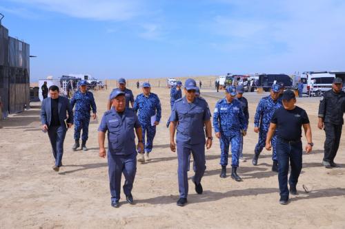 Vazir oʻrinbosari general-mayor Bekmurod Abdullayev boshchiligidagi ishchi guruhning Qashqadaryo viloyatidagi oʻrganishlari davom etmoqda