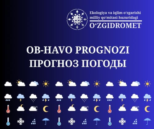 31-MART KUNIGA OB-HAVO PROGNOZI