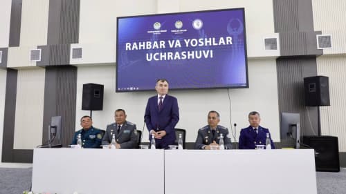 Муротжон Азимов Шаҳрисабзда ёшлар билан очиқ мулоқот ўтказди