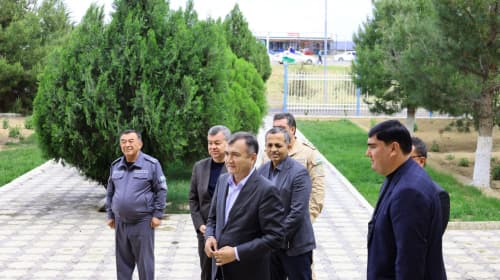 Viloyat hokimi Murotjon Azimov Muborak tumanida o'rganishlar olib bordi