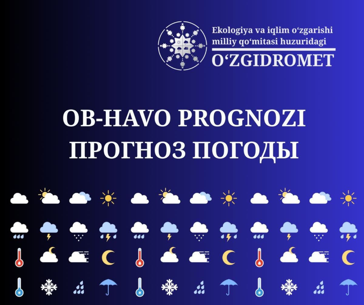 4-SENTYABR KUNIGA OB-HAVO PROGNOZI
