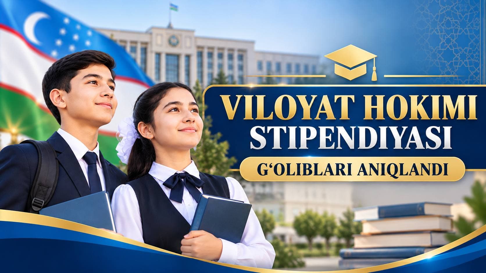 XUSHXABAR! VILOYAT HOKIMI STIPENDIYASI G‘OLIBLARI ANIQLANDI