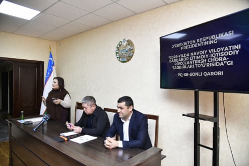 Matbuot anjumanida Qaror targ‘iboti