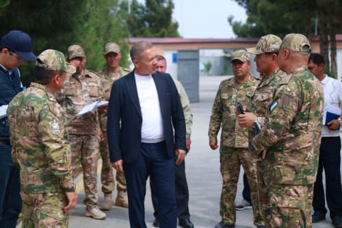 20022-harbiy qismda askarlar uchun yangi o‘quv majmuasi barpo etilmoqda