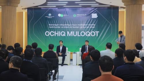 O‘quv markazlari va kitob sohasi vakillari bilan ochiq muloqot o‘tkazildi.