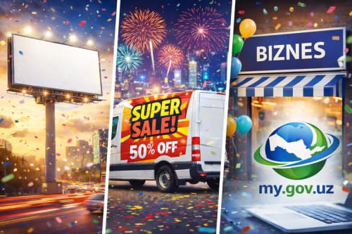 🪧 Tashqi reklama va axborot obyektini o‘rnatmoqchimisiz? Pasportni qanday olish mumkin?  Xususiy mulk (peshlavha) va avtotransport vositalari uchun yo‘riqnoma