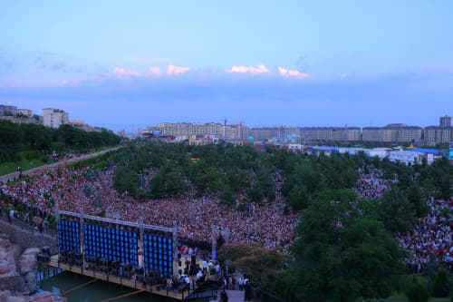 O‘zbekiston xalq artisti, "Markaziy Osiyo primadonnasi" Yulduz Usmonova Namanganda konsert berdi