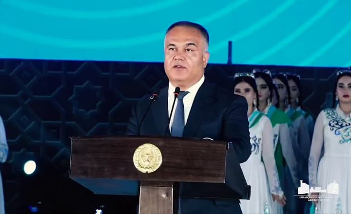 Samarqand viloyati hokimi v.b. A.Boboevning O‘zbekiston Respublikasi Mustaqilligining  34 yilligiga bag‘ishlangan tantanali marosimdagi so‘zi
