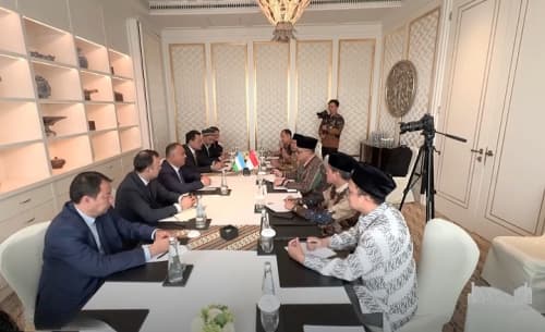 Встреча с министром по делам хаджа и умры Индонезии