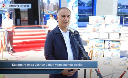 Kattaqo‘rg‘onda yoshlar uchun yangi markaz ochildi