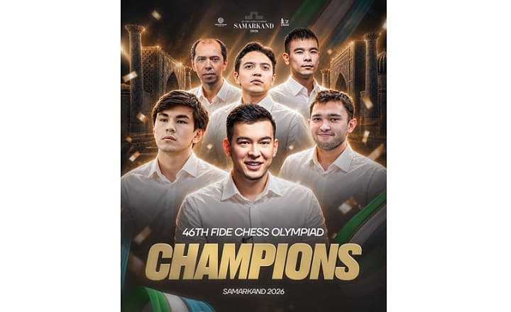 O‘ZBEKISTON — IKKI KARRA SHAXMAT OLIMPIADASI CHEMPIONI!