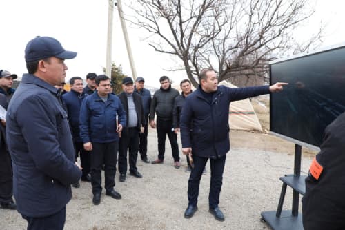 Қумқўрғонда белгиланган вазифалар ижроси ўрганилди