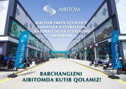 Termiz xalqaro savdo markazi - Airitom free zoneda bir hafta davomida bayramona muhit!