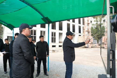 Situatsion markaz va xalqaro universitet qurilishi jarayonlari o‘rganildi