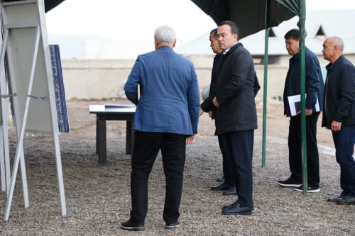 Qurilish sohasidagi loyihalar ijrosi o‘rganildi