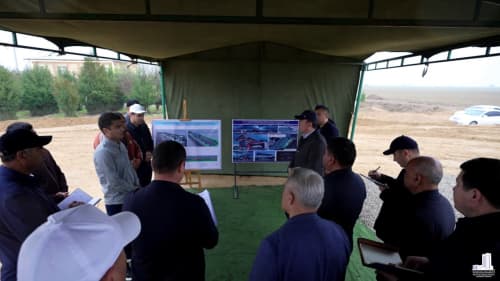 Qiziriq tumanida “Taraqqiyot va yetakchilik maskani” dasturi doirasidagi loyihalar ijrosi o‘rganildi