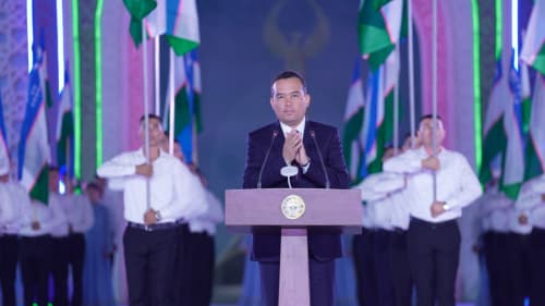 ЎЗБЕКИСТОН РЕСПУБЛИКАСИ ДАВЛАТ МУСТАҚИЛЛИГИНИНГ 35 ЙИЛЛИГИ МУНОСАБАТИ БИЛАН СУРХОНДАРЁ ВИЛОЯТИ ҲОКИМИ У.ҚОСИМОВНИНГ БАЙРАМ ТАБРИГИ