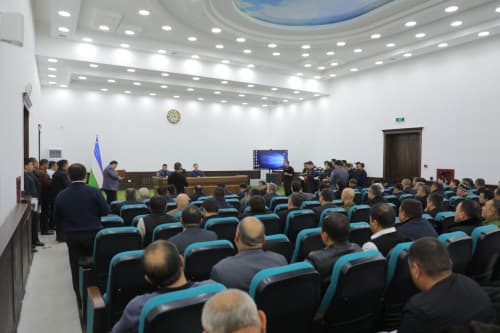 В настоящее время хоким области Эркинжон Турдимов находится в Хавастском районе