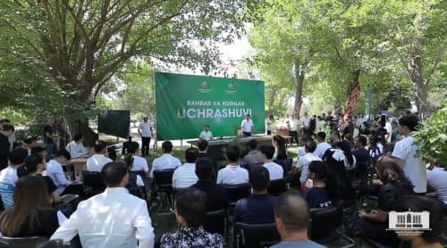 Erkinjon Turdimov va Alisher Sa’dullayev yoshlar bilan uchrashdi