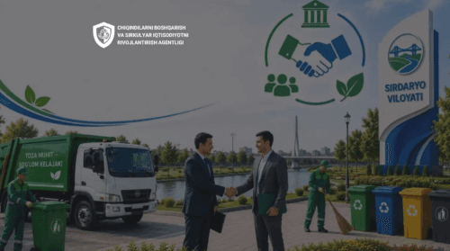Sirdaryo viloyatida sanitariya tozalash xizmatlarini davlat-xususiy sheriklik asosida tashkil etish loyihasi jamoatchilik muhokamasiga qo‘yiladi