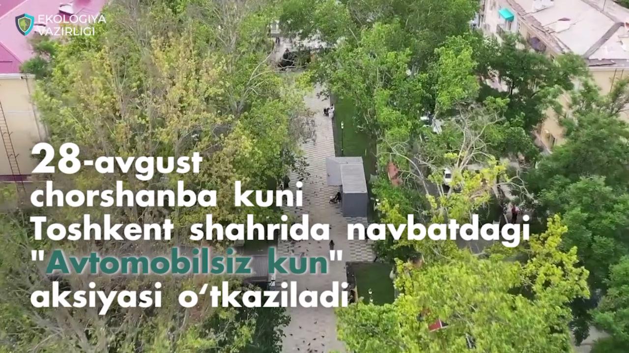 “Avtomobilsiz kun”: shaxsiy transport vositasidan voz keching!