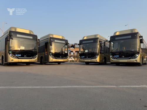 Общественный транспорт города Гулистана полностью обновлен экологически чистыми автобусами