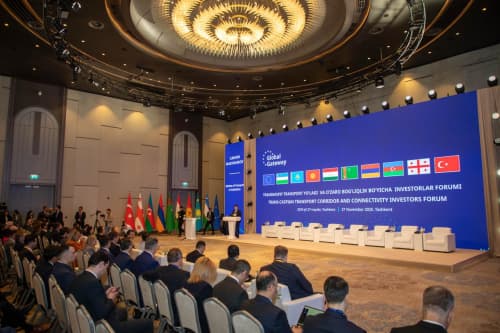 В Ташкенте состоялся Форум инвесторов по Транскаспийскому транспортному коридору и взаимосвязанности