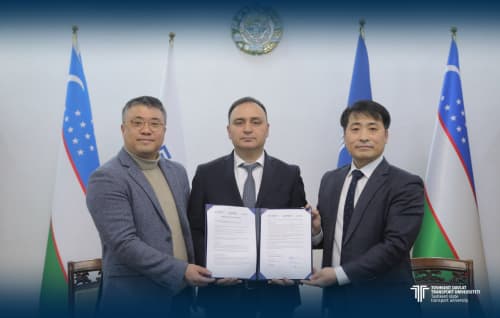 Transport universiteti Koreyaning Ajou universiteti bilan ta’lim va ilmiy hamkorlikni rivojlantiradi