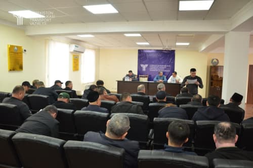 В Управлении транспорта Ферганской области состоялось совещание по вопросам борьбы с коррупцией