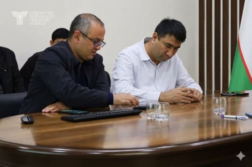 Сурхондарё вилояти транспорт бошқармасида Литванинг "Ollex" компанияси вакиллари билан учрашув бўлиб ўтди  