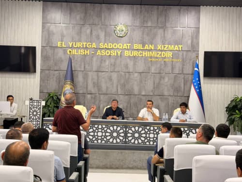 Vazir o‘rinbosari ishtirokida sayyor qabul