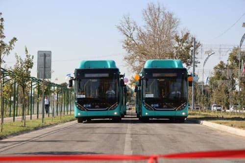 Nurafshonda yangi yo‘nalishli avtobuslar harakati yo‘lga qo‘yiladi