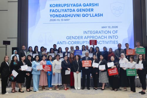 Korrupsiyaga qarshi kurashda gender tengligining o‘rni muhokama markazida 