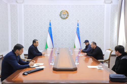 The Governor of Fergana Region, Khayrullo Bozorov, received entrepreneur Mirjalol Mirisupov, who has extensive experience and strong potential in the construction sector. 