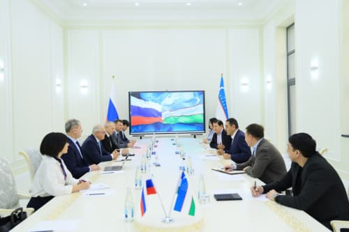 Вилоят ҳокими Хайрулло Бозоров бугун МДҲ Қаттиқ ёқилғи-энергетика комплекси бўйича ҳамкорлик кенгаши Ижро қўмитаси раиси Геннадий Бессонов бошчилигидаги делегацияни қабул қилди