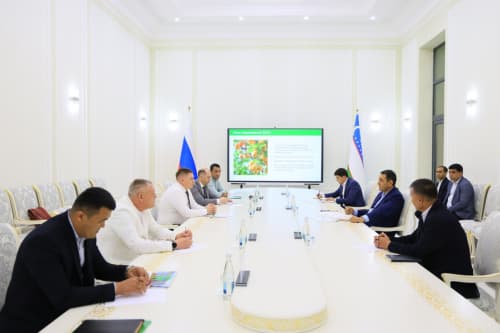 Вилоят ҳокими Хайрулло Бозоров Чехияда бош офиси жойлашган “From Wild International s.r.o.” компанияси таъсисчиси Денис Клепиковни қабул қилди