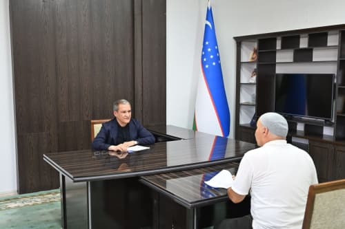 Bugun viloyat Xalq qabulxonasida viloyat hokimi Jo‘rabek Raximovning shaxsiy qabuli o‘tkazildi.