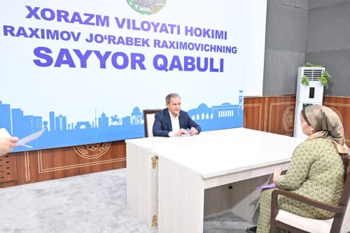 Bugun Qo‘shko‘pir tumanida viloyat hokimi Jo‘rabek Raximovning navbatdagi sayyor qabuli o‘tkazildi.