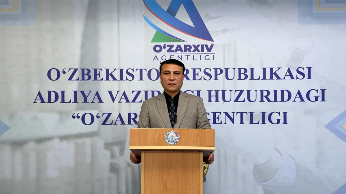 Oʻzbekiston Respublikasi Adliya vazirligi huzuridagi “Oʻzarxiv” agentligi 2025-yil davomida ijro intizomi holati yuzasidan BRIFING