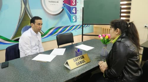 “O‘zarxiv” agentligi direktori o‘rinbosari Sherzod Sadikov Sirdaryo tuman davlat arxivida jismoniy va yuridik shaxslar ishtirokida sayyor qabul o‘tkazdi.