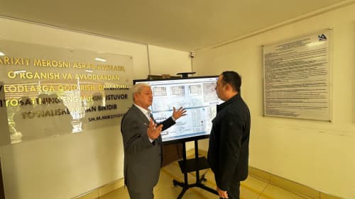 “O‘zarxiv” agentligi direktori U.Yusupov Buxoro viloyat davlat arxivida bo‘ldi