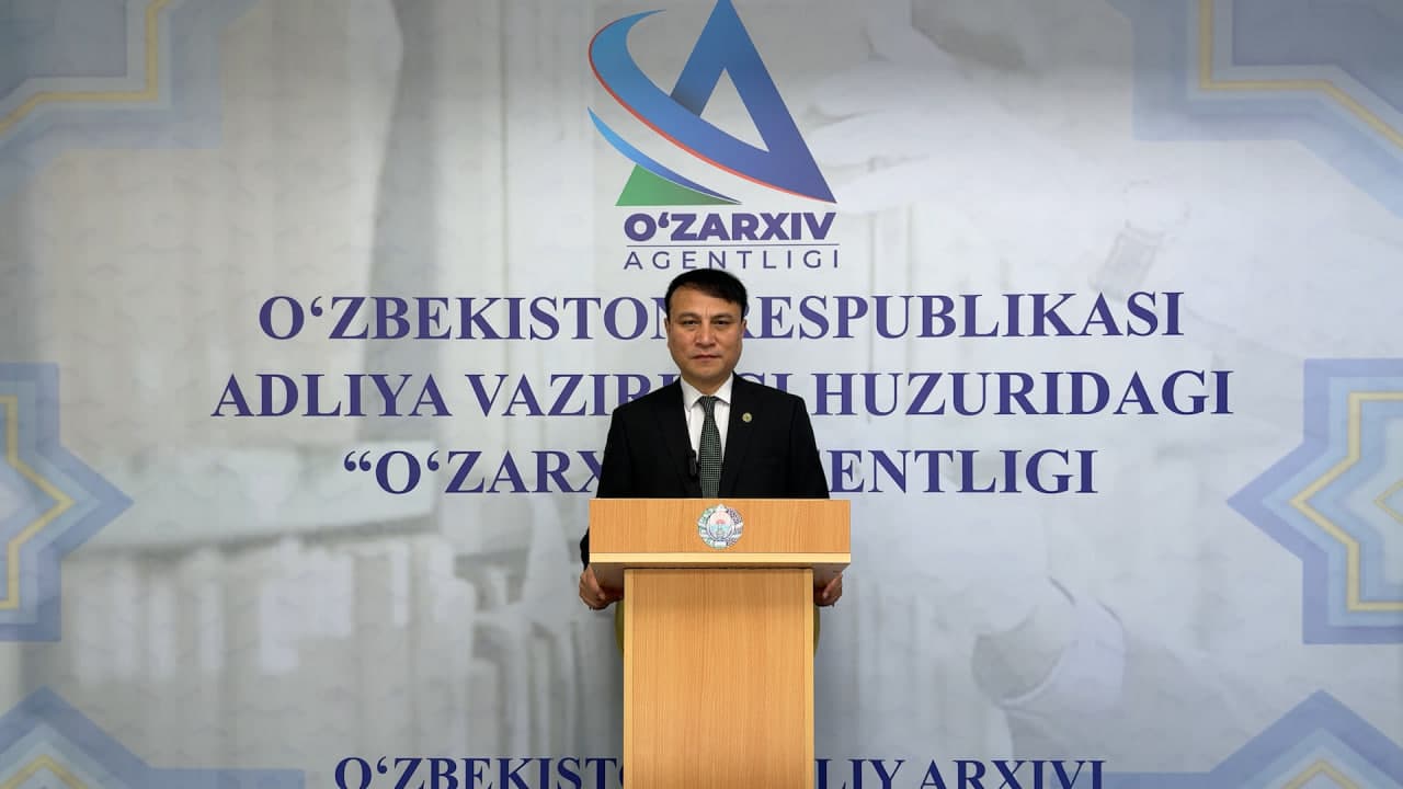 “O‘zarxiv” agentligi Axborot xizmati rahbari Anvarjon Aliyevning 2026-yil 26-maydagi “Shajara” axborot tizimi” mavzusidagi  BRIFINGI